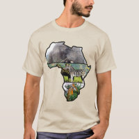 Afrikanischer Wildtierkontinent Elephant, Zebra, G