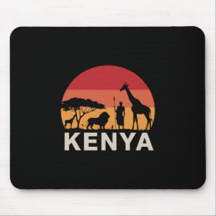 Afrikanischer Wildtierurlaub Kenianischer Kultur L Mousepad