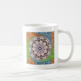 Afrikanischer Wirbel-Kunstprint Kaffeetasse