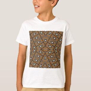 Afrikanischer Ziegel-Kaleidoskop T-Shirt