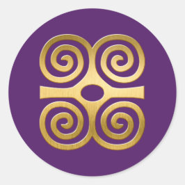 Afrikanisches Adinkra Symbol (Stärke) Aufkleber