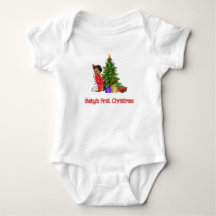 Afrikanisches amerikanisches Baby Girl's First Chr