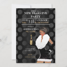 Afrikanisches amerikanisches einladung