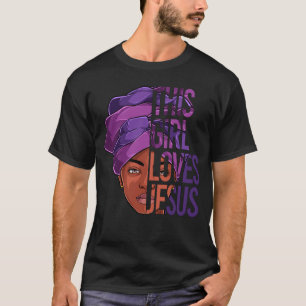 Afrikanisches amerikanisches Kleidungsstück Jesus  T-Shirt