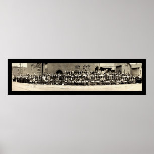 Afrikanisches amerikanisches Lebens-Foto 1919 Poster