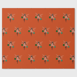 Afrikanisches amerikanisches Weihnachtsgebäck Geschenkpapier
