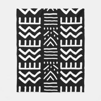 afrikanisches Bogolan Decorative Blanket Fleecedecke