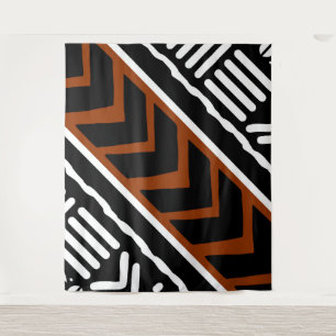 afrikanisches Bogolan-Tapestry Wandteppich