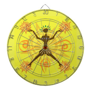 afrikanisches Design Dartscheibe