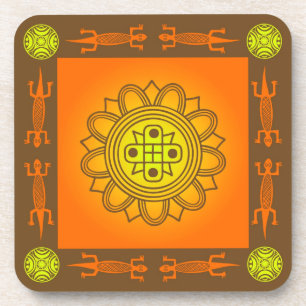 afrikanisches Design Untersetzer