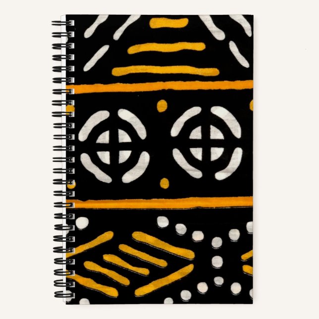 afrikanisches Druckgerät Notizbuch (Vorderseite)