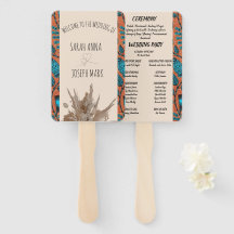 AFRIKANISCHES DRUCKPROGRAMM HAND FAN