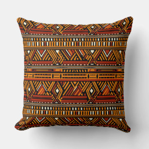 Afrikanisches Druckstiftgewirr Kissen