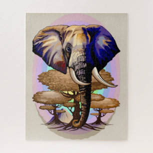 Afrikanisches Elephant Surreal Portrait
