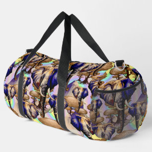 Afrikanisches Elephant Surreal Portrait Fanny Pack Duffle Bag