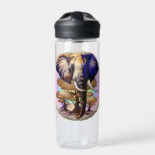 Afrikanisches Elephant Surreal Portrait Trinkflasche