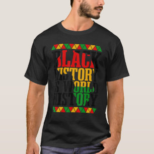 Afrikanisches Erbe der schwarzen Geschichte T-Shirt