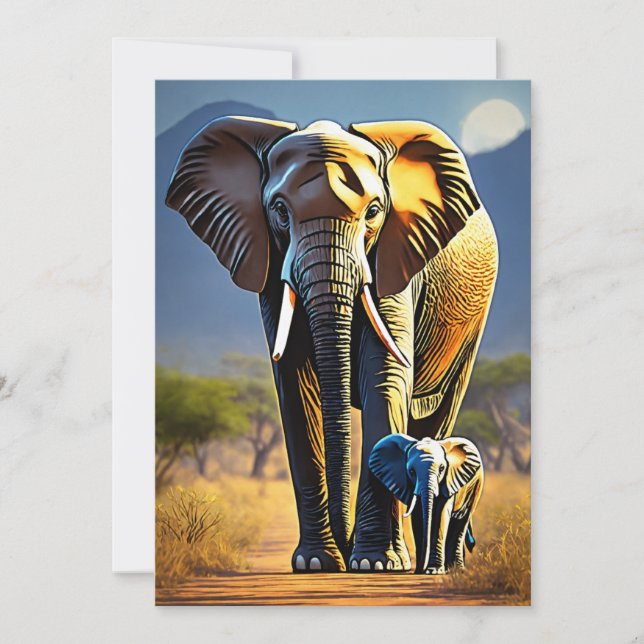 afrikanisches Erbe Feiertagskarte (Vorderseite)