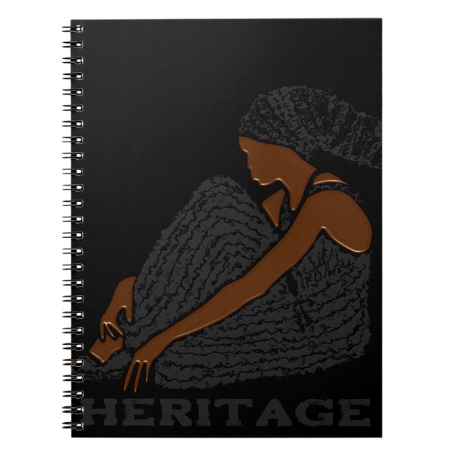 AFRIKANISCHES Erbe Notizblock (Vorderseite)