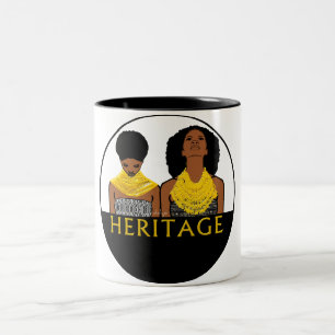 AFRIKANISCHES Erbe Zweifarbige Tasse