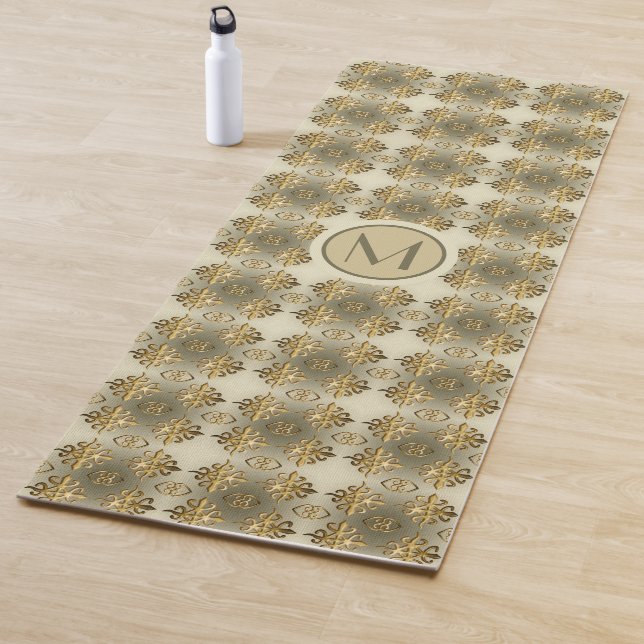 Afrikanisches ethnisches Adinkra-Muster. Yogamatte (Beispiel)