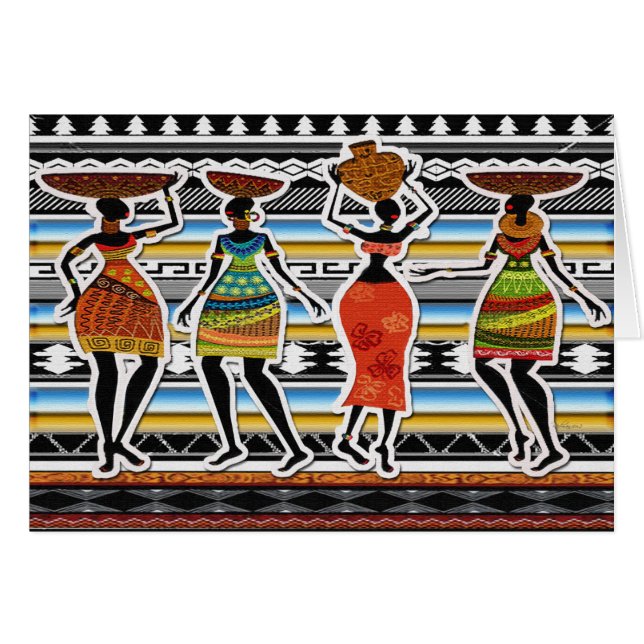 Afrikanisches Fest (Vorderseite (Horizontal))