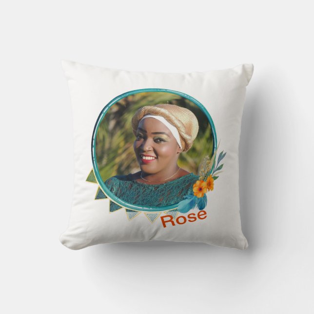 Afrikanisches Foto-Kissen Kissen (Vorderseite)