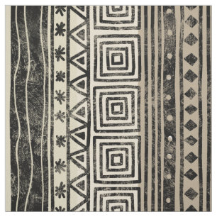 Afrikanisches geometrisches Muster Stoff
