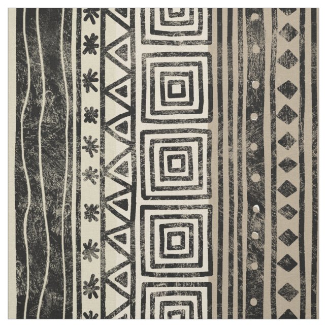 Afrikanisches geometrisches Muster Stoff (Muster)