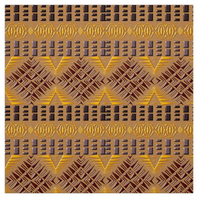 afrikanisches geometrisches Muster Stoff (Muster)
