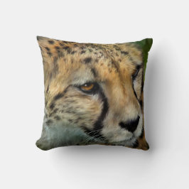 Afrikanisches Gepard-Porträt-Kunst-Designer-Kissen Kissen