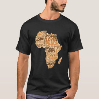 Afrikanisches Gleichstellungsmuster Melanin Skin T T-Shirt