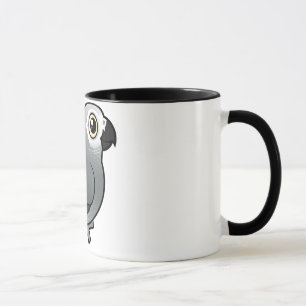 Afrikanisches Grau des Kongos Tasse