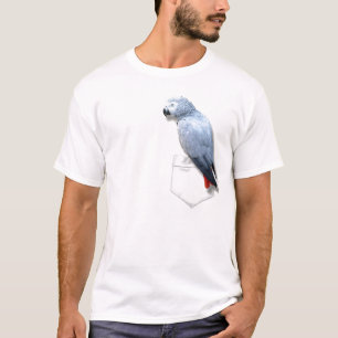 Afrikanisches Grau in Ihrer Tasche T-Shirt