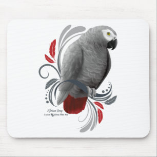 Afrikanisches Grau Mousepad