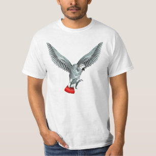 Afrikanisches Grau-Papageien-Shirt T-Shirt