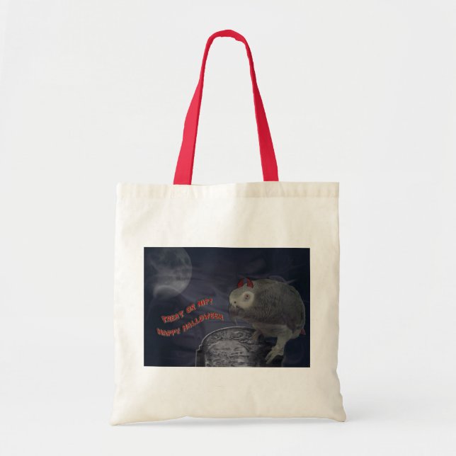Afrikanisches Grau-Taschen-Tasche des Trick-oder Tragetasche (Vorne)