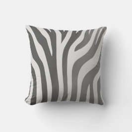Afrikanisches graues und weißes Zebrastreifen-Kiss Kissen