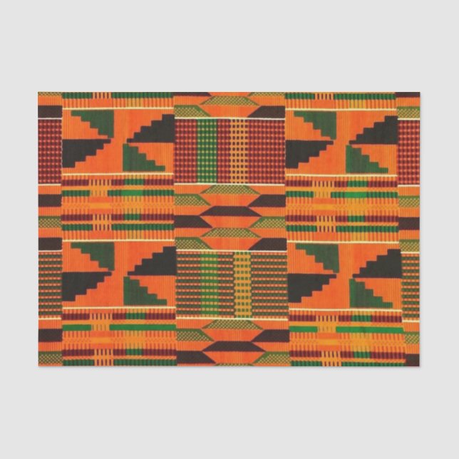 Afrikanisches Hochzeitsmuster Seidenpapier (Vorderseite)