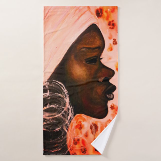 Afrikanisches Hübsches Woman-Badetuch-Set Badhandtuch Set (Badehandtuch)