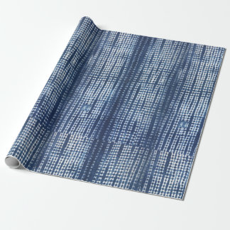 Afrikanisches Indigo Mudcloth Geschenkpapier