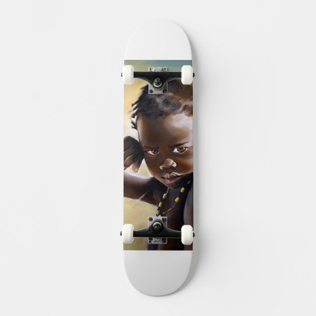Afrikanisches Kindersommer-Skateboard Skateboard (Vorderseite)