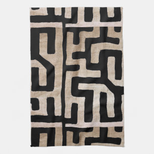 afrikanisches Kuda-Mud-Design Geschirrtuch