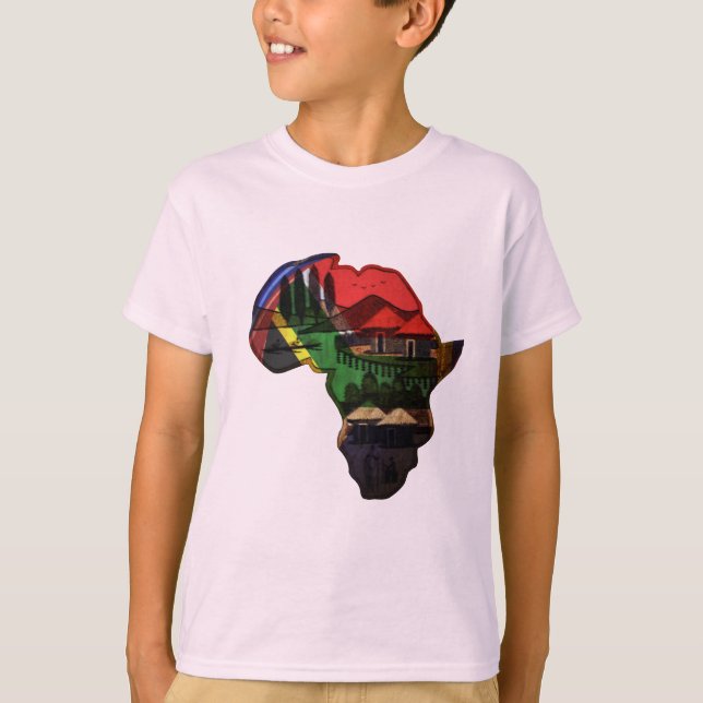 Afrikanisches Kulturerbe - Eine kulturelle Fusion T-Shirt (Vorderseite)