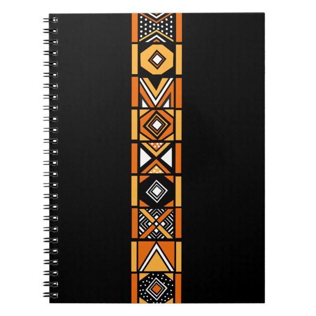 afrikanisches Kunstmuster Notizblock (Vorderseite)