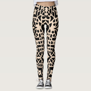 Afrikanisches Marokko Gegeometrisches Muster Leggings