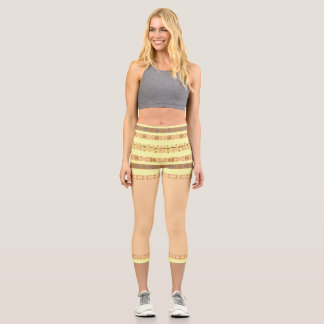afrikanisches Motiv Capri Leggings