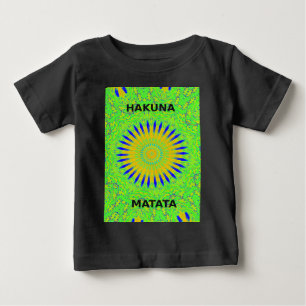 Afrikanisches Motiv-Design in der Printwerbung für Baby T-shirt