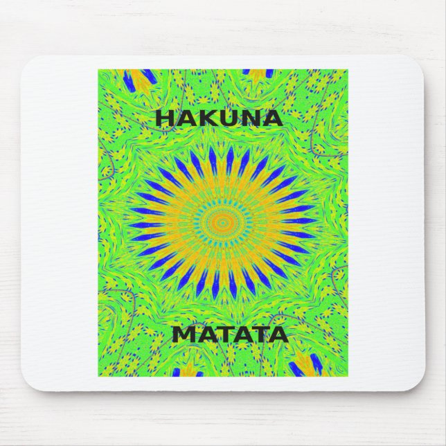 Afrikanisches Motiv-Design in der Printwerbung für Mousepad (Vorne)