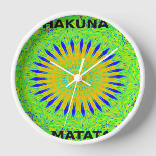 Afrikanisches Motiv-Design in der Printwerbung für Uhr